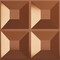 Ekena Millwork 11 7/8in. W x 11 7/8in. H Swindon EnduraWall Decorative 3D Wall Panel Covers 0.98 Sq. Ft. WP12X12SWBCO - alternate 1